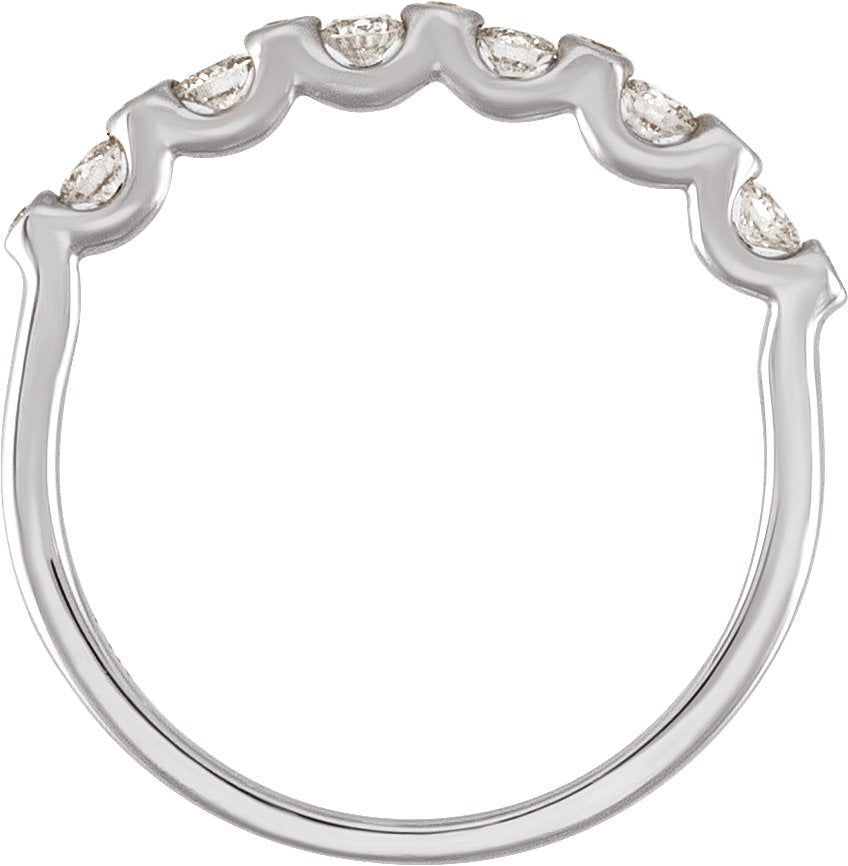1/3 Ctw Lab-Grown Diamond Anniversary Band - White Gold - Lab Grown Diamond