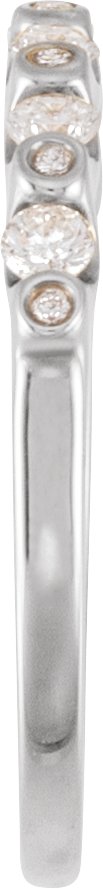 1/3 Ctw Lab-Grown Diamond Anniversary Band - White Gold - Lab Grown Diamond