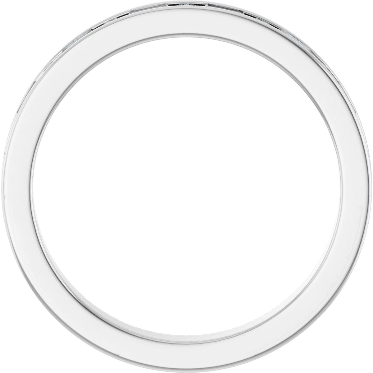 1/3 Ctw Straight Baguette Lab-Grown  Diamond Anniversary Band - White Gold - Lab Grown Diamond