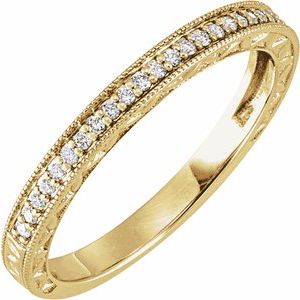 1/8 Ctw Lab Grown Diamond Band