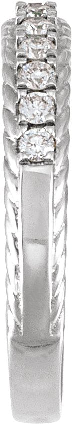 1/3 Ctw Lab-Grown Diamond Anniversary Band - White Gold - Lab Grown Diamond