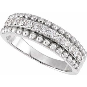 1/2 Ctw Lab-Grown Diamond Band