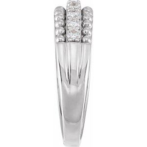 1/2 Ctw Lab-Grown Diamond Band