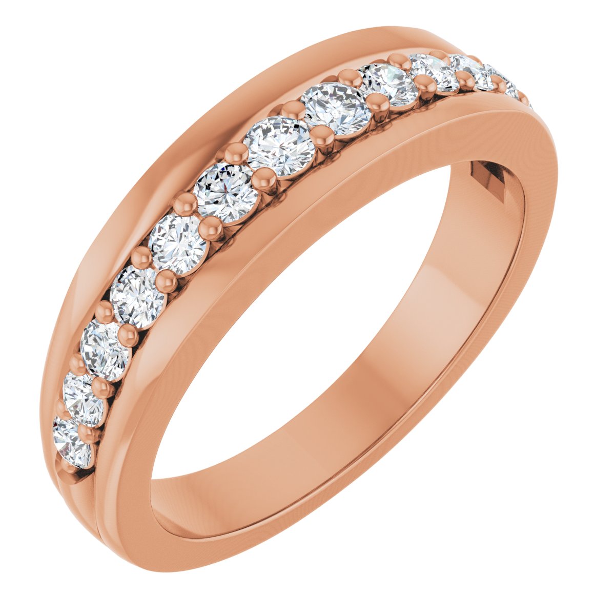 1/2 Ctw Lab-Grown Diamond Anniversary Band