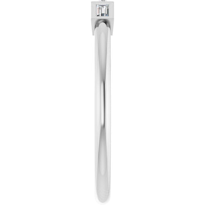 1/10 Ctw Straight Baguette Lab-Grown Diamond Anniversary Band - White Gold - Lab Grown Diamond
