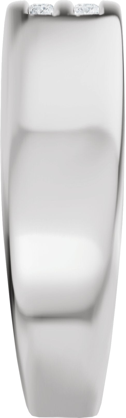 1/6 Ctw Lab-Grown Diamond Band - White Gold - Lab Grown Diamond