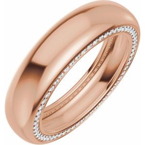 5/8 Ctw Lab-Grown Diamond Band