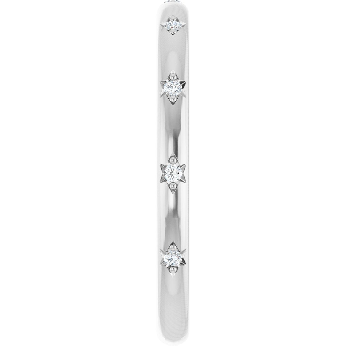 .06 Ctw Lab-Grown Diamond Anniversary Band - White Gold - Lab Grown Diamond