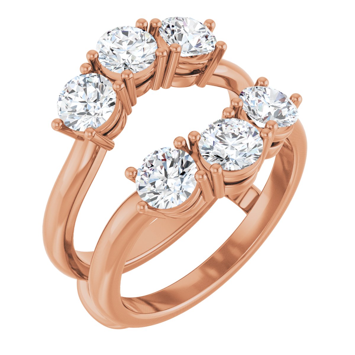 2 Ctw Lab-Grown Diamond Ring Guard