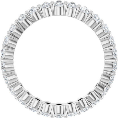 2 Ctw Pear Lab-Grown Diamond Eternity Band - White Gold - Lab Grown Diamond