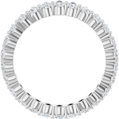 2 Ctw Pear Lab-Grown Diamond Eternity Band - White Gold - Lab Grown Diamond