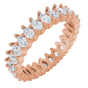 2 Ctw Pear Lab-Grown Diamond Eternity Band