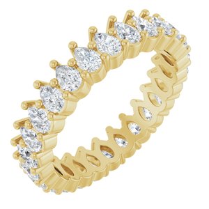 2 Ctw Pear Lab-Grown Diamond Eternity Band