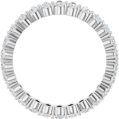 2 Ctw Pear Lab-Grown Diamond Eternity Band - White Gold - Lab Grown Diamond