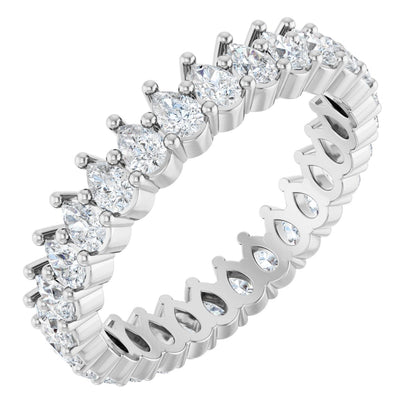 2 1/4 Ctw Pear Lab-Grown Diamond Eternity Band