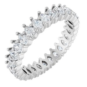 1 3/8 Ctw Pear Lab-Grown Diamond Eternity Band