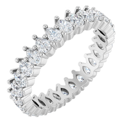 1 3/8 Ctw Pear Lab-Grown Diamond Eternity Band