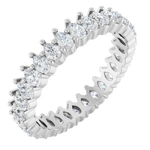 2 3/8 Ctw Pear Lab-Grown Diamond Eternity Band