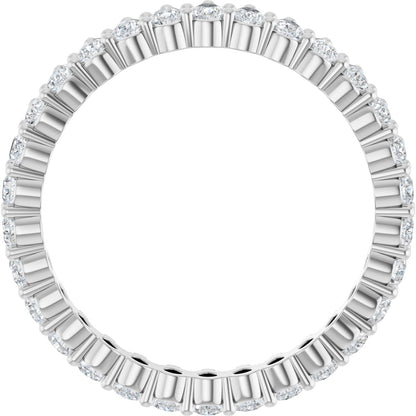 2 3/8 Ctw Pear Lab-Grown Diamond Eternity Band - White Gold - Lab Grown Diamond