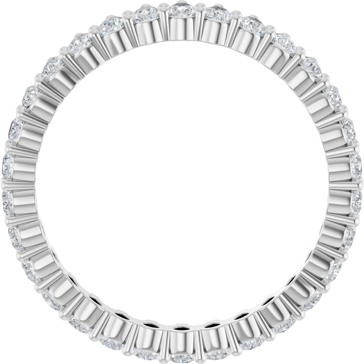 2 3/8 Ctw Pear Lab-Grown Diamond Eternity Band - White Gold - Lab Grown Diamond