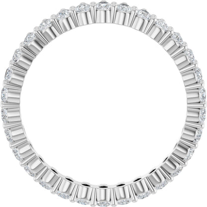 2 3/8 Ctw Pear Lab-Grown Diamond Eternity Band - White Gold - Lab Grown Diamond