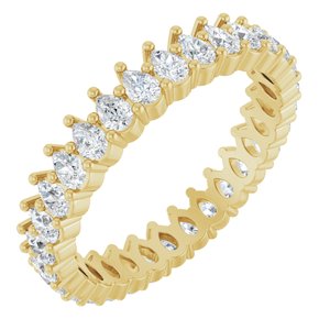 2 3/8 Ctw Pear Lab-Grown Diamond Eternity Band
