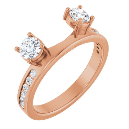5/8 Ctw Lab-Grown  Diamond Wrap-Style Ring Enhancer