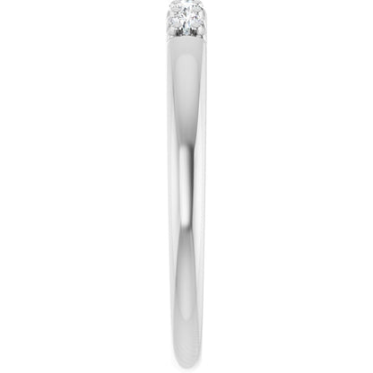 1/6 Ctw Lab-Grown Diamond Anniversary Band - White Gold - Lab Grown Diamond