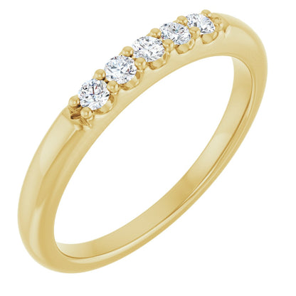 1/6 Ctw Lab-Grown Diamond Anniversary Band