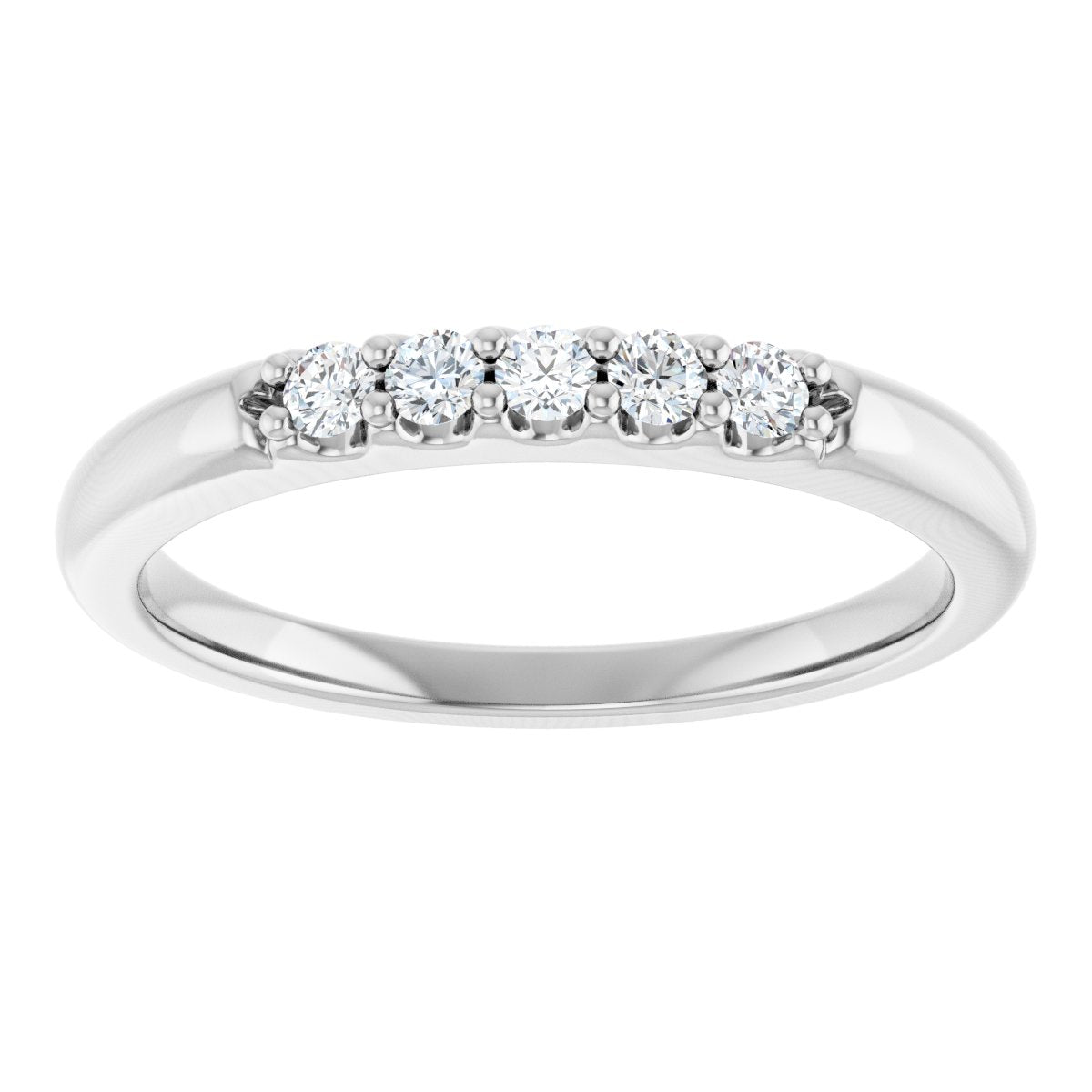 1/6 Ctw Lab-Grown Diamond Anniversary Band - White Gold - Lab Grown Diamond