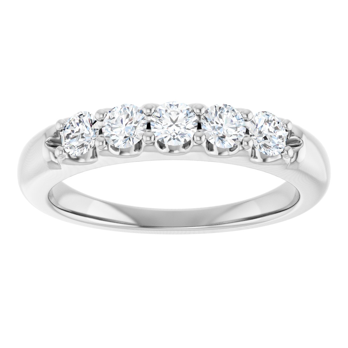 1/2 Ctw Lab-Grown Diamond Anniversary Band - White Gold - Lab Grown Diamond