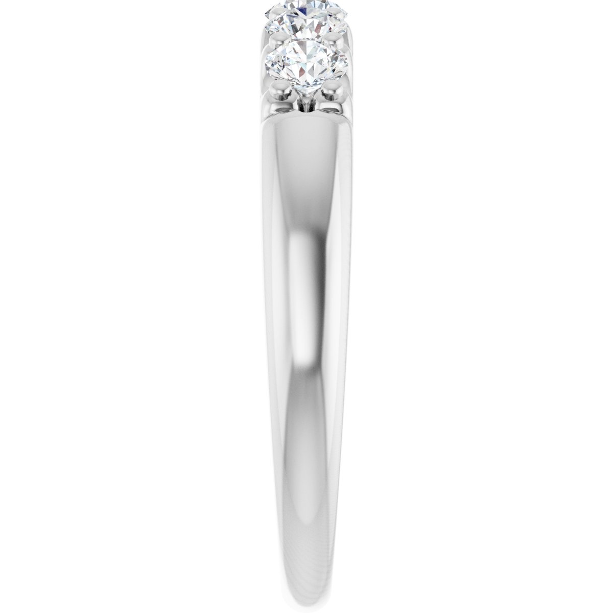 1/2 Ctw Lab-Grown Diamond Anniversary Band - White Gold - Lab Grown Diamond