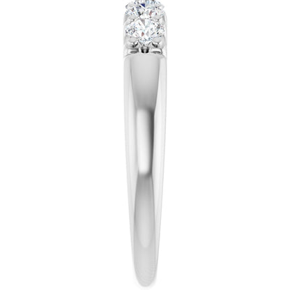 1/2 Ctw Lab-Grown Diamond Anniversary Band - White Gold - Lab Grown Diamond