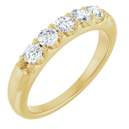 1/2 Ctw Lab-Grown Diamond Anniversary Band