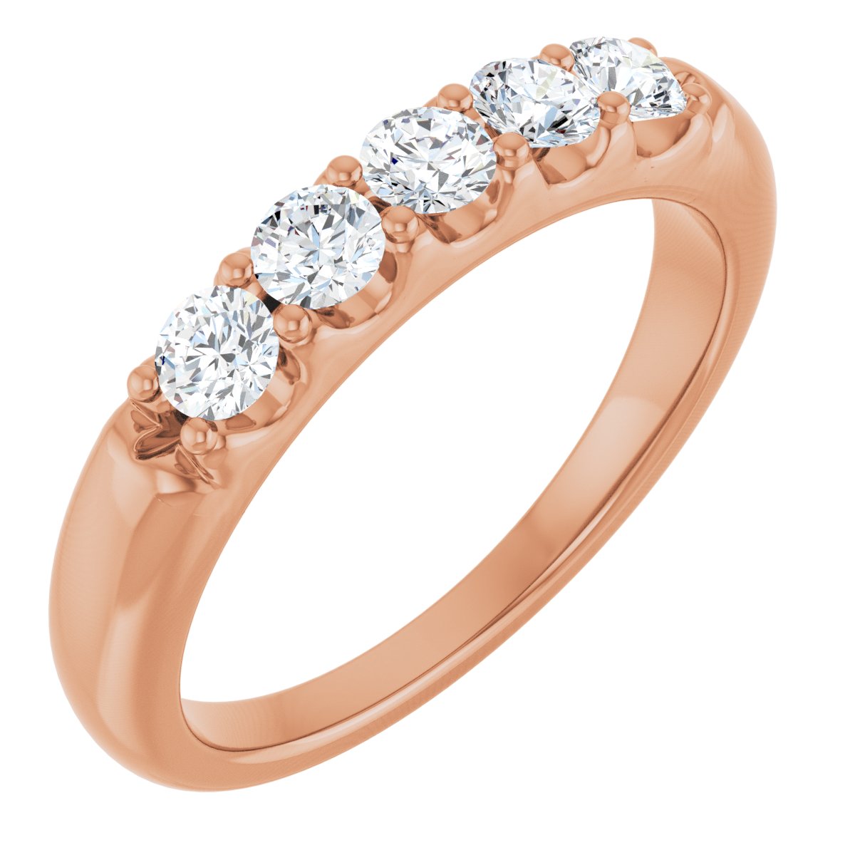 1/2 Ctw Lab-Grown Diamond Anniversary Band