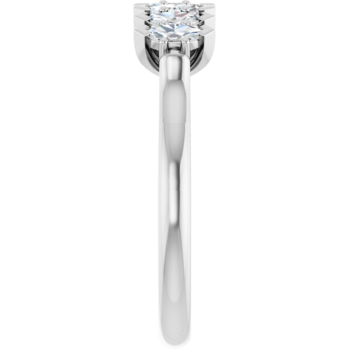 1/2 Ctw Marquise Lab-Grown Diamond Anniversary Band - White Gold - Lab Grown Diamond