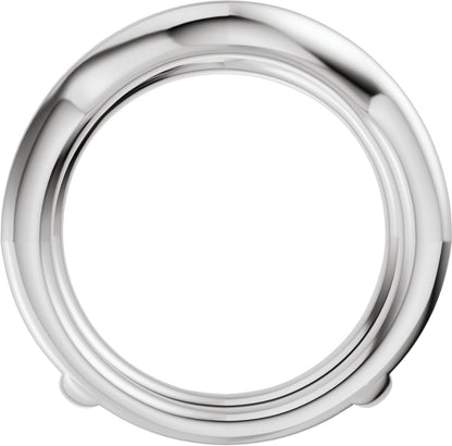 1 Ctw Lab-Grown Diamond Ring Guard - White Gold - Lab Grown Diamond