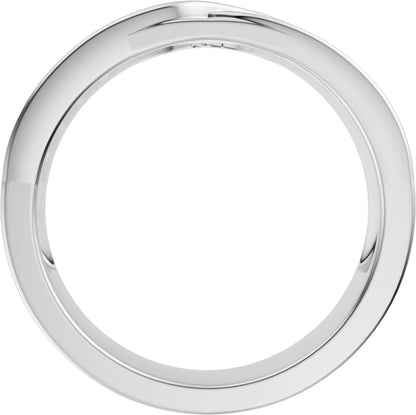 1/8 Ctw Lab-Grown Diamond Band - White Gold - Lab Grown Diamond