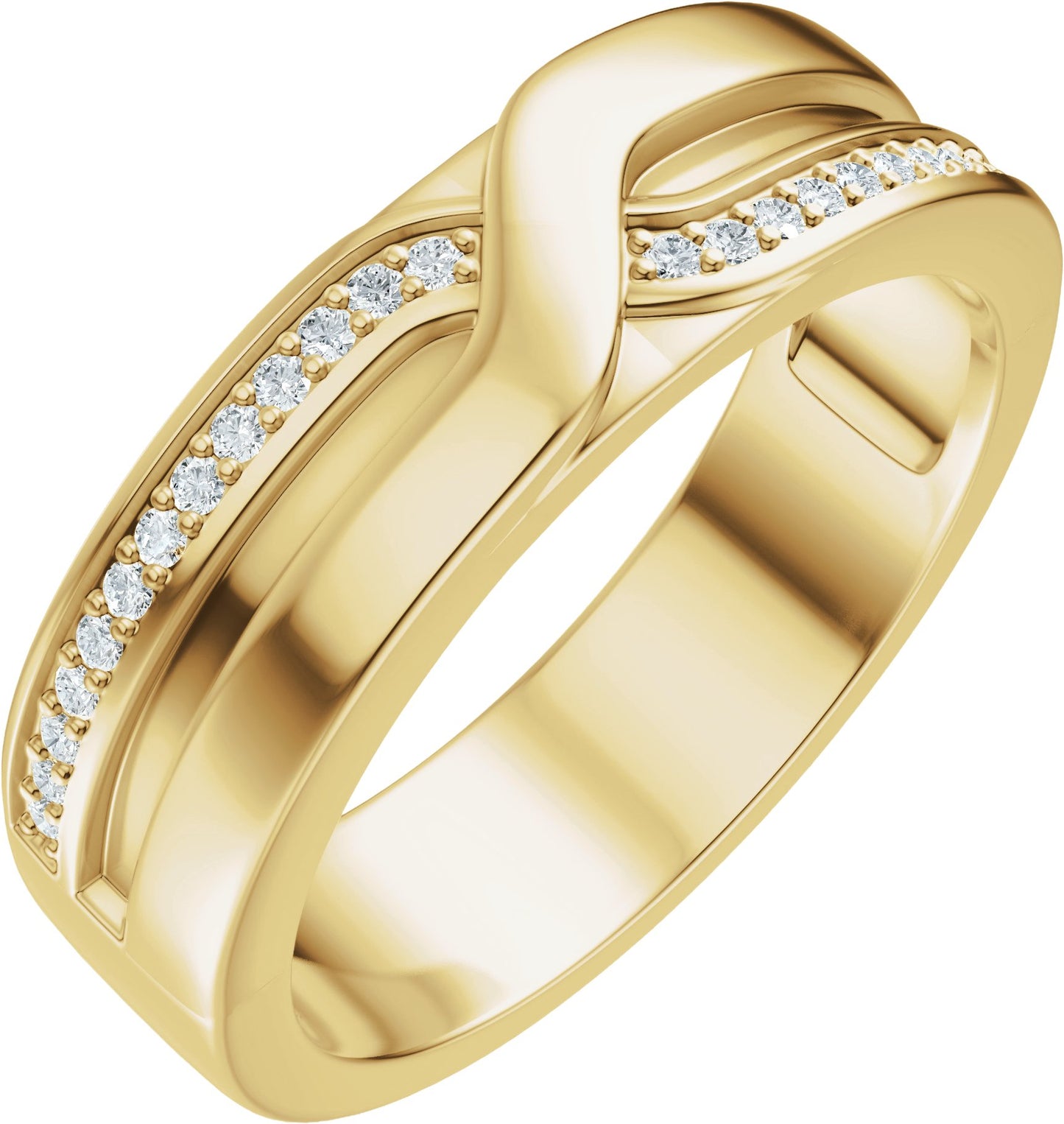 1/8 Ctw Lab-Grown Diamond Band