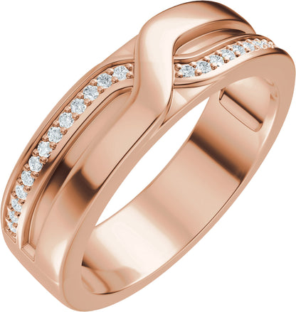 1/8 Ctw Lab-Grown Diamond Band