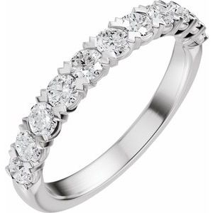 3/4 Ctw Lab-Grown Diamond Low Profile Anniversary Band