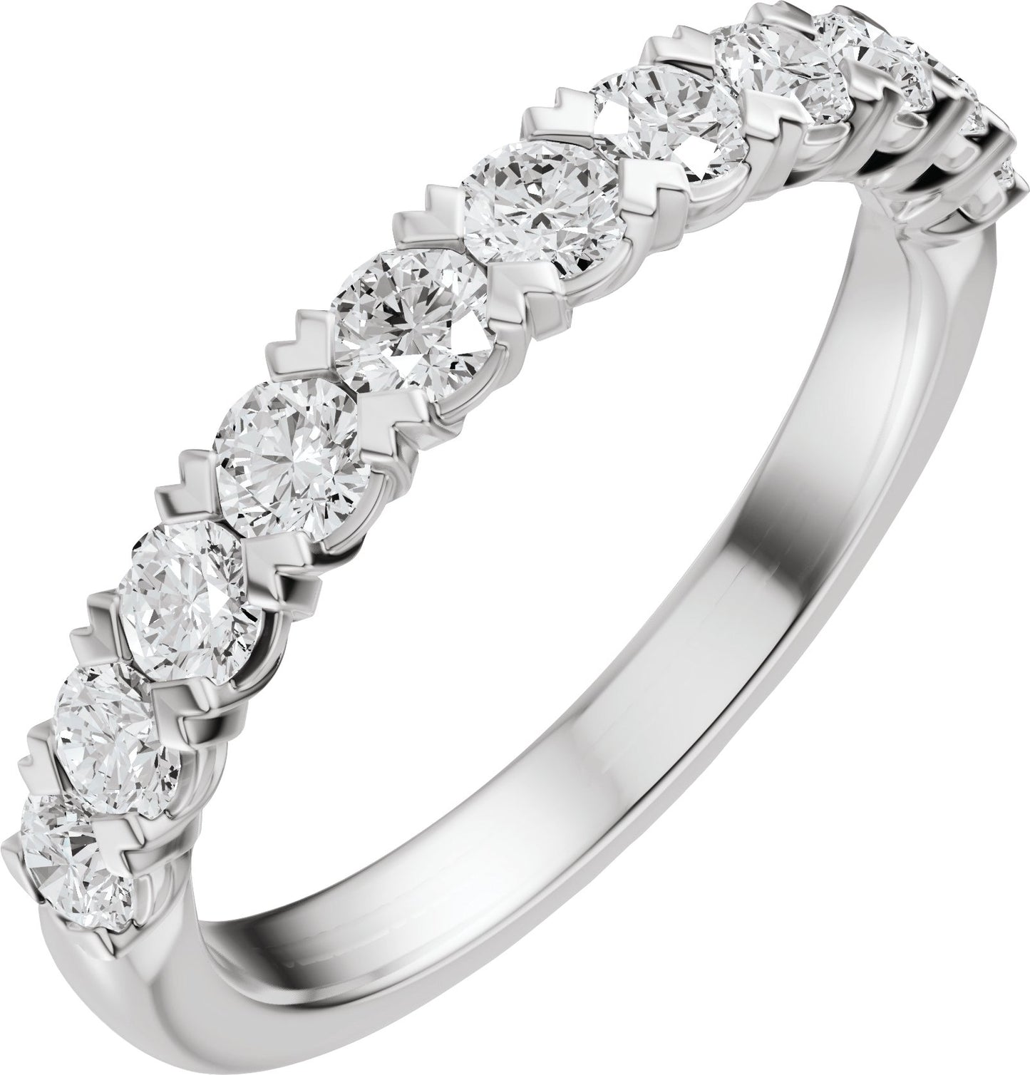 3/4 Ctw Lab-Grown Diamond Low Profile Anniversary Band