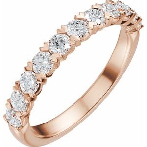 3/4 Ctw Lab-Grown Diamond Low Profile Anniversary Band