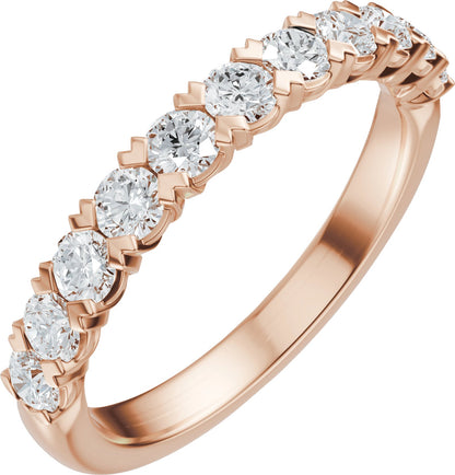 3/4 Ctw Lab-Grown Diamond Low Profile Anniversary Band