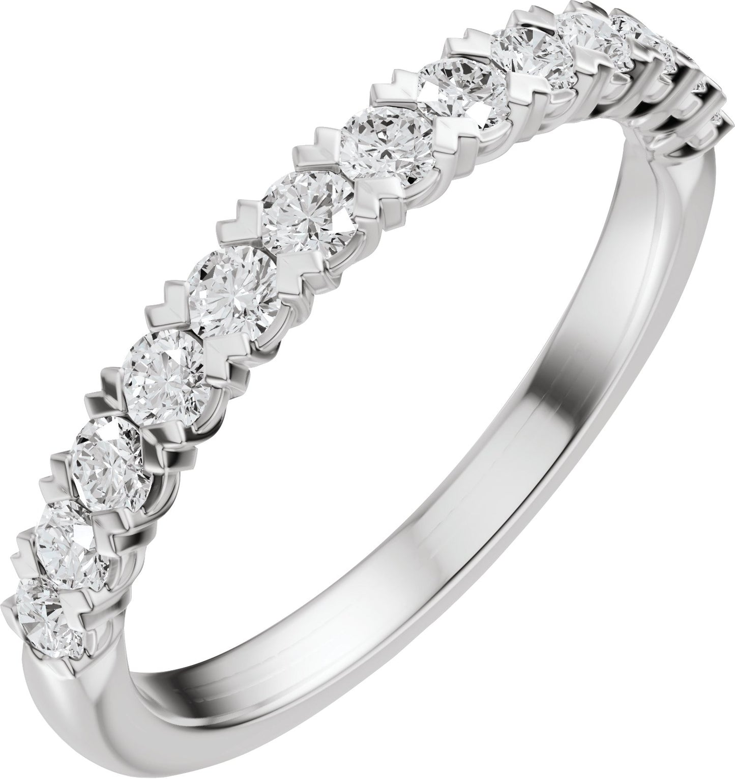 1/2 Ctw Lab-Grown Diamond Low Profile Anniversary Band