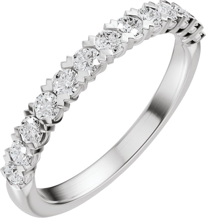 1/2 Ctw Lab-Grown Diamond Low Profile Anniversary Band