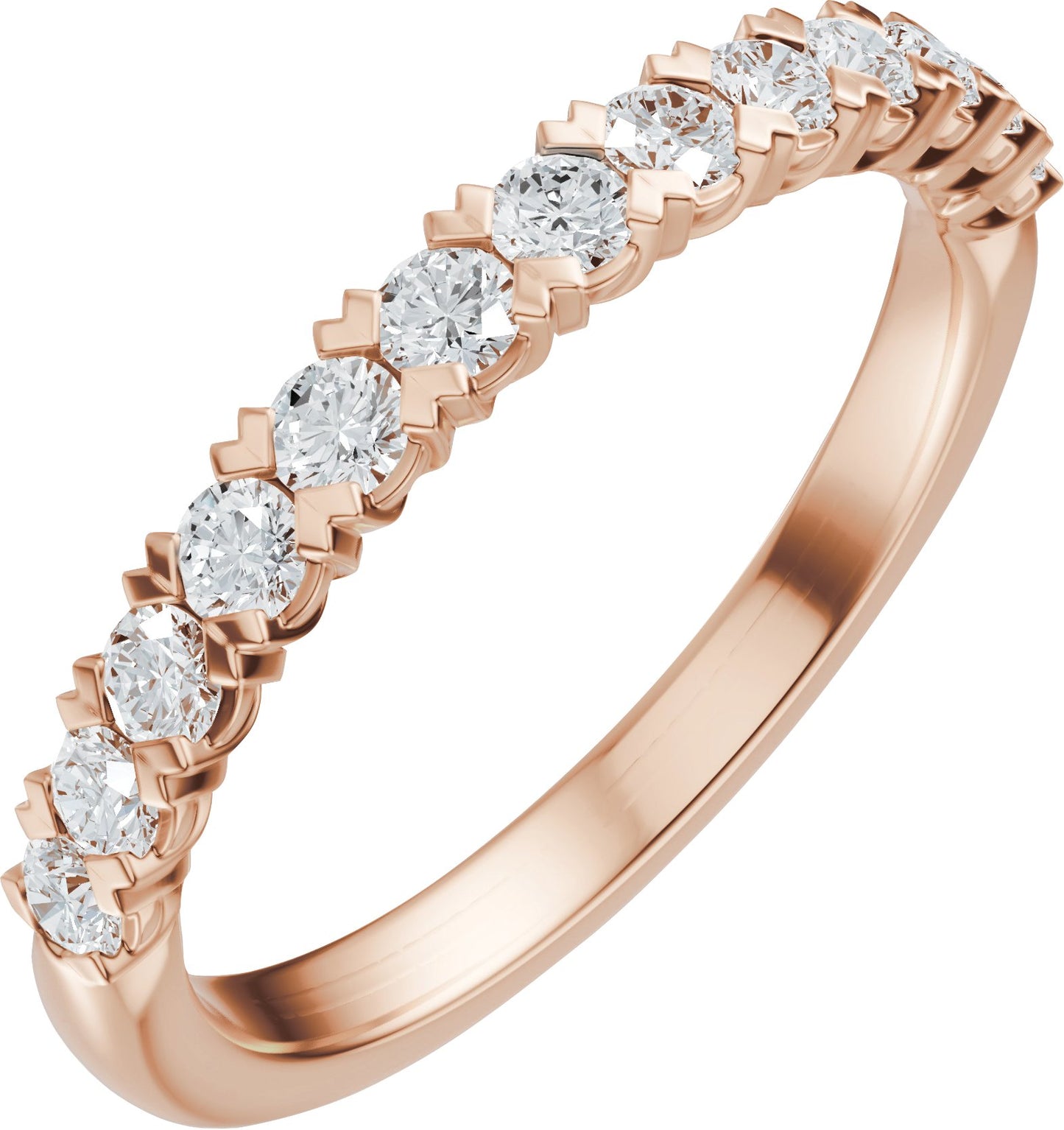 1/2 Ctw Lab-Grown Diamond Low Profile Anniversary Band