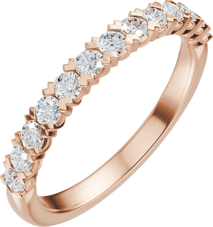 1/2 Ctw Lab-Grown Diamond Low Profile Anniversary Band