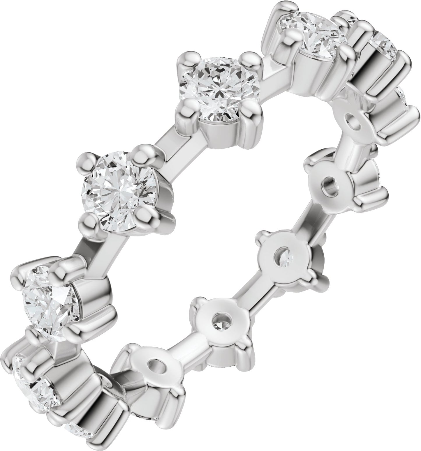 1 1/5 Ctw Lab-Grown Diamnd Eternity Band