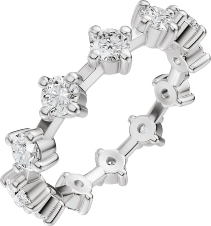 1 1/5 Ctw Lab-Grown Diamnd Eternity Band